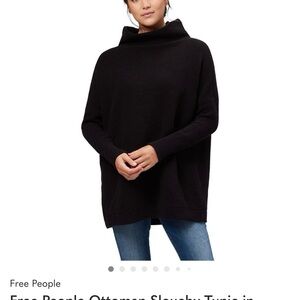 Free People Black sweater